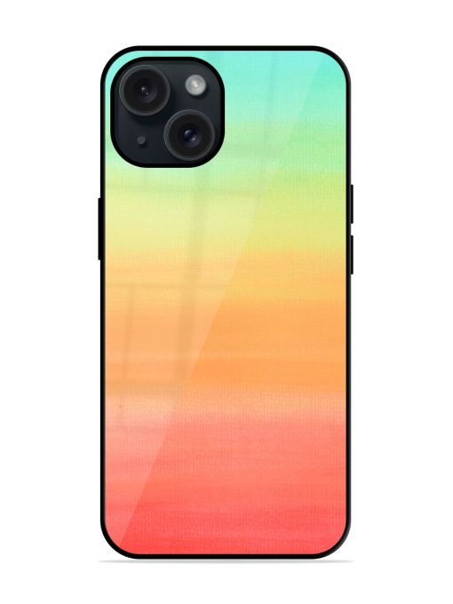 Background Sky Watercolor Glossy Metal TPU Case Edge Zapvi