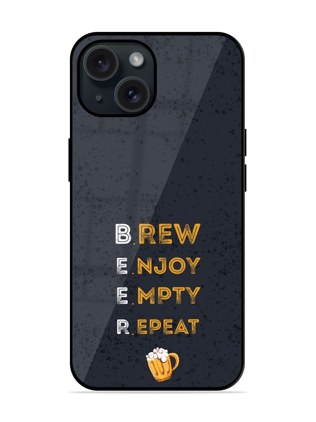 Brew Enjoy Empty Glossy Metal TPU Case 1 Brew Enjoy Empty Glossy Metal TPU Case Edge Zapvi