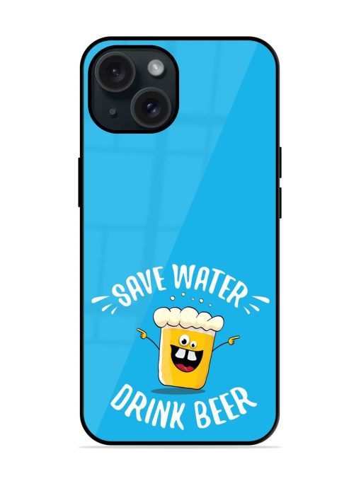 Save Water Drink Glossy Metal TPU Case Edge Zapvi