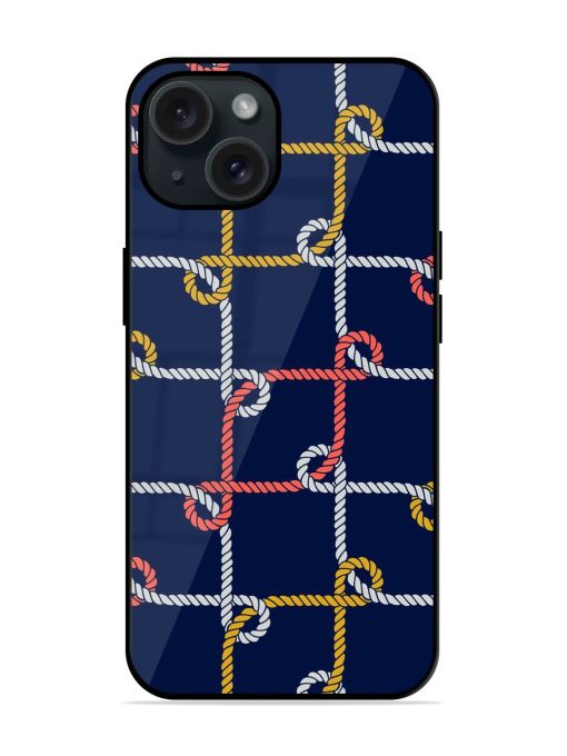 Seamless Nautical Rope Glossy Metal TPU Case Edge Zapvi