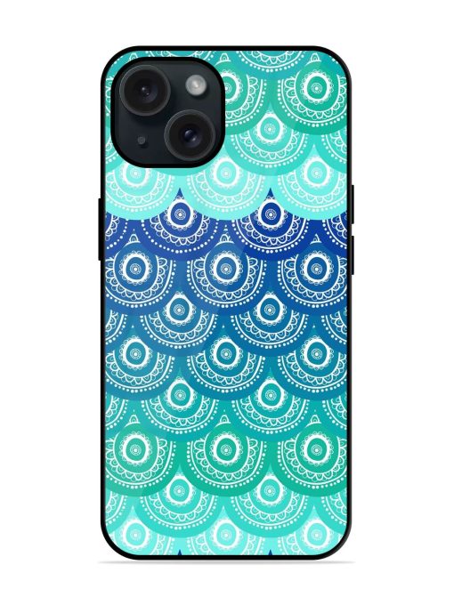 Ethnic Seamless Pattern Glossy Metal TPU Case Edge Zapvi