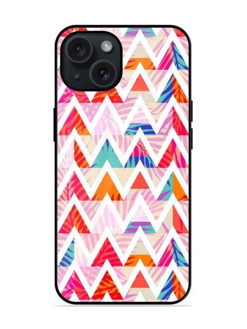 Abstract Triangle Background Glossy Metal TPU Case Edge Zapvi