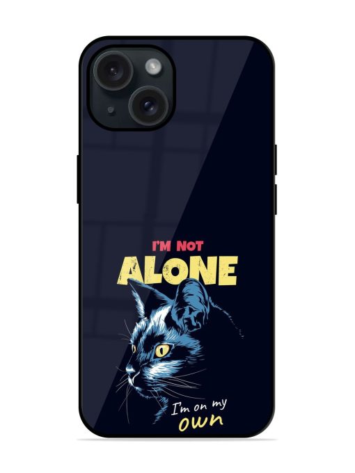 Slogan Black Cat Glossy Metal TPU Case Edge Zapvi