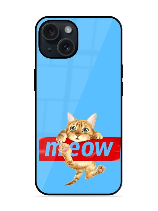 Cute Cat Hanging Glossy Metal TPU Case Edge Zapvi