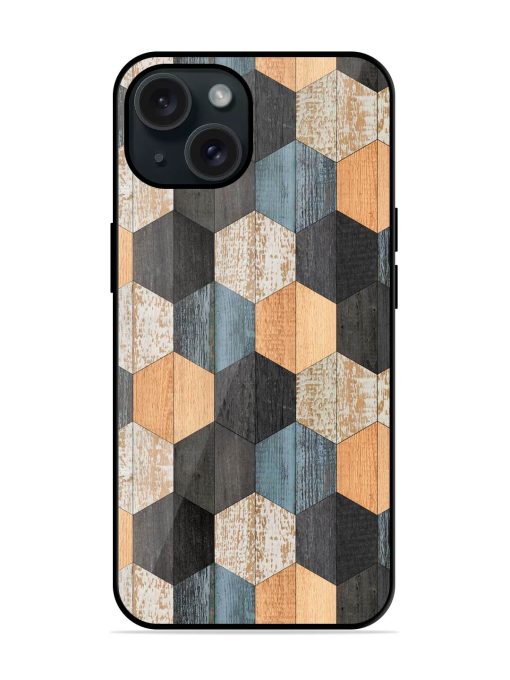 Weathered Wood Texture Glossy Metal TPU Case Edge Zapvi