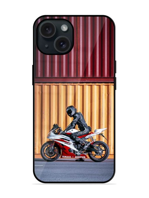 Bike Rider Glossy Metal TPU Case Edge Zapvi