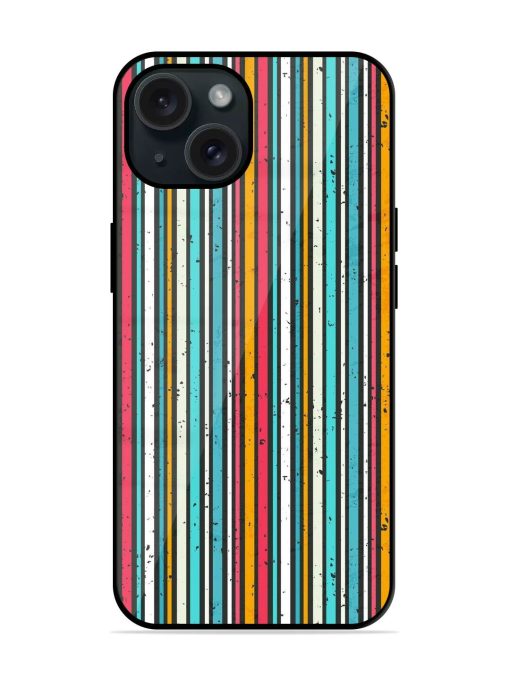 Abstract Grunge Stripes Glossy Metal TPU Case Edge Zapvi