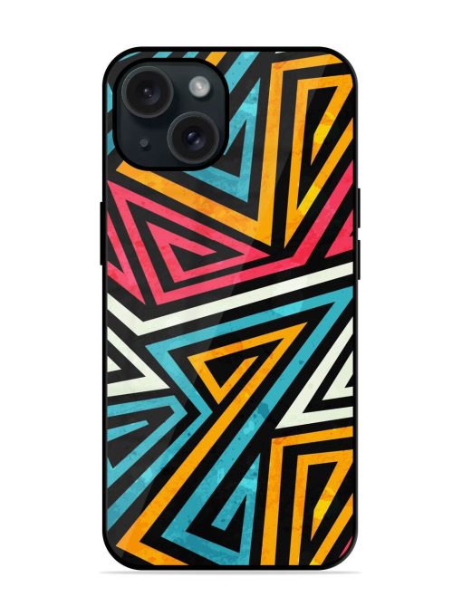 Colored Labyrinth Seamless Glossy Metal TPU Case Edge Zapvi