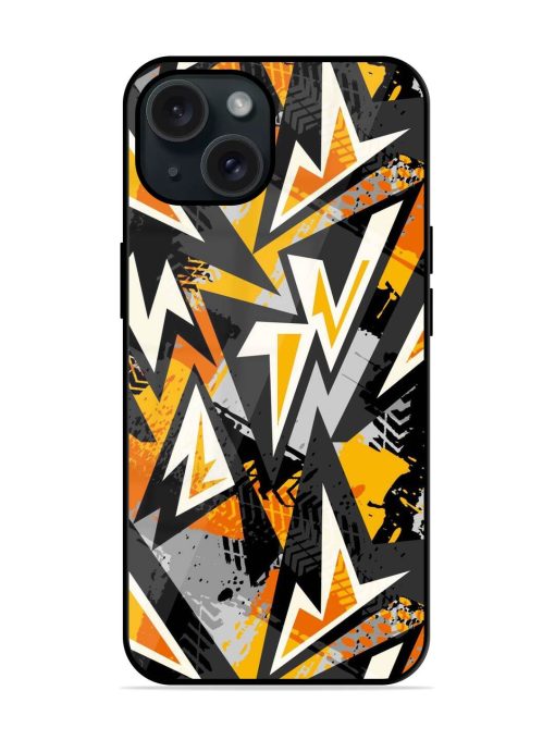 Abstract Seamless Chaotic Glossy Metal TPU Case Edge Zapvi