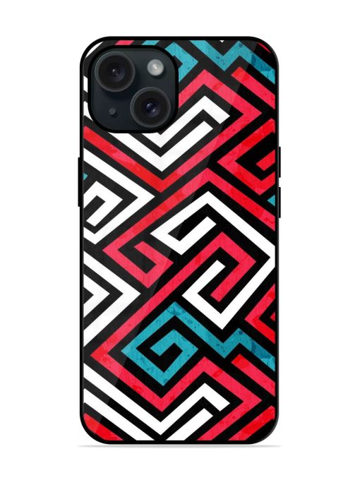 Colored Maze Seamless Glossy Metal TPU Case Edge Zapvi