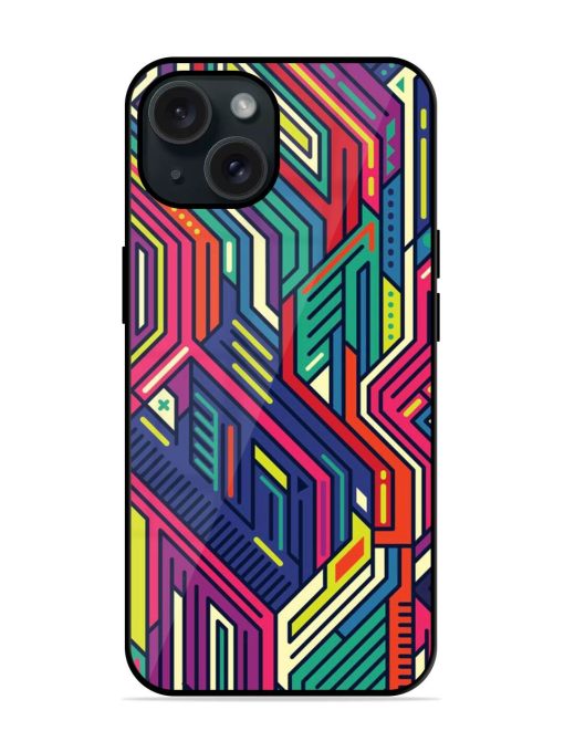 Pop Art Colorful Glossy Metal TPU Case Edge Zapvi