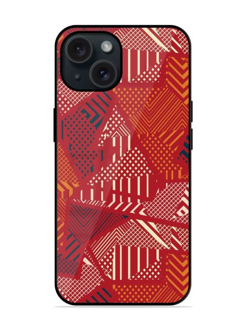 Red Color Tribal Glossy Metal TPU Case Edge Zapvi