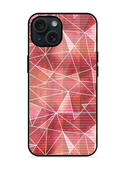 Red Triangle Seamless Glossy Metal TPU Case Edge Zapvi