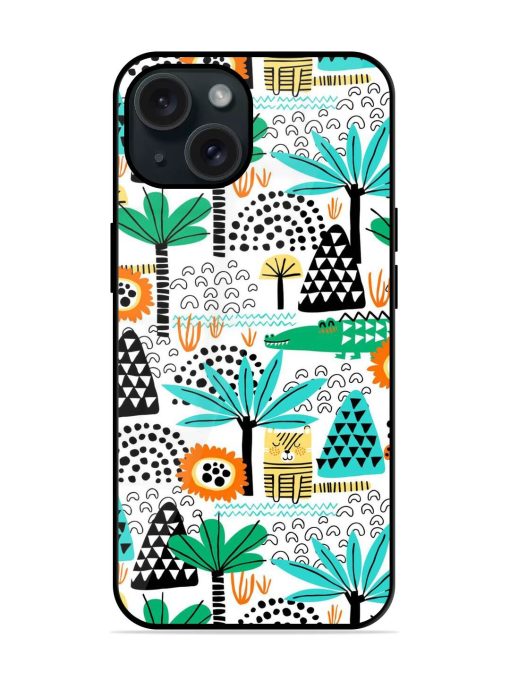 Safari Animals Seamless Glossy Metal TPU Case Edge Zapvi