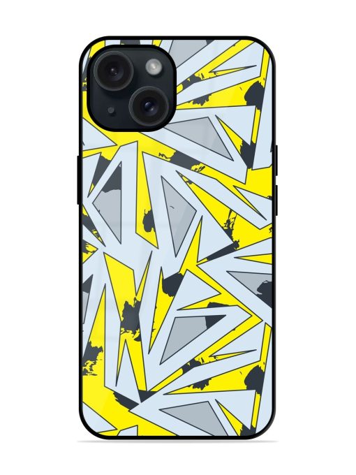 Seamless Abstract Geometry Glossy Metal TPU Case Edge Zapvi