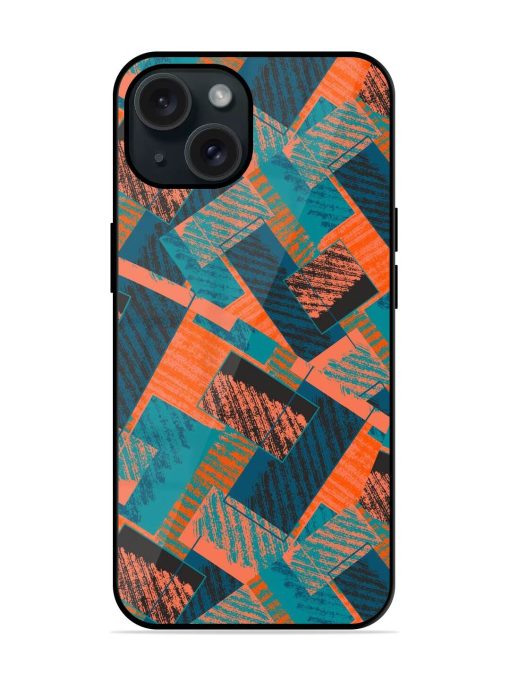 Seamless Abstract Pattern Glossy Metal TPU Case Edge Zapvi