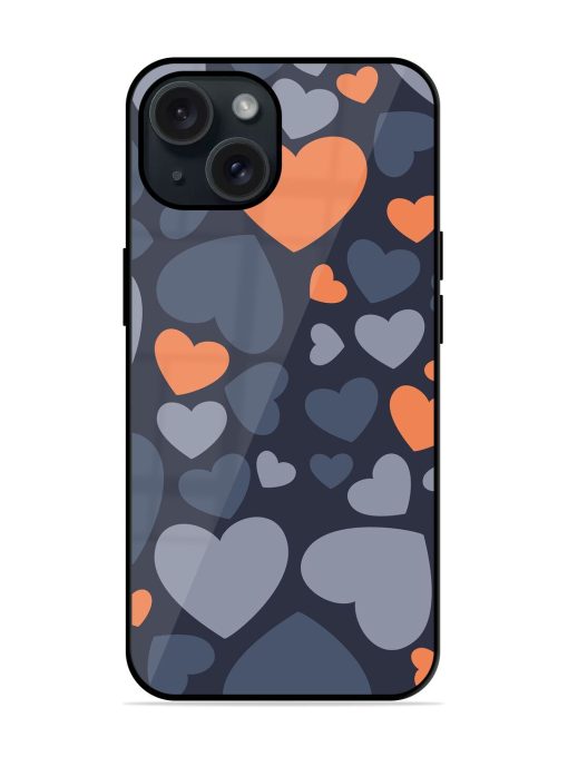 Heart Seamless Vector Glossy Metal TPU Case Edge Zapvi