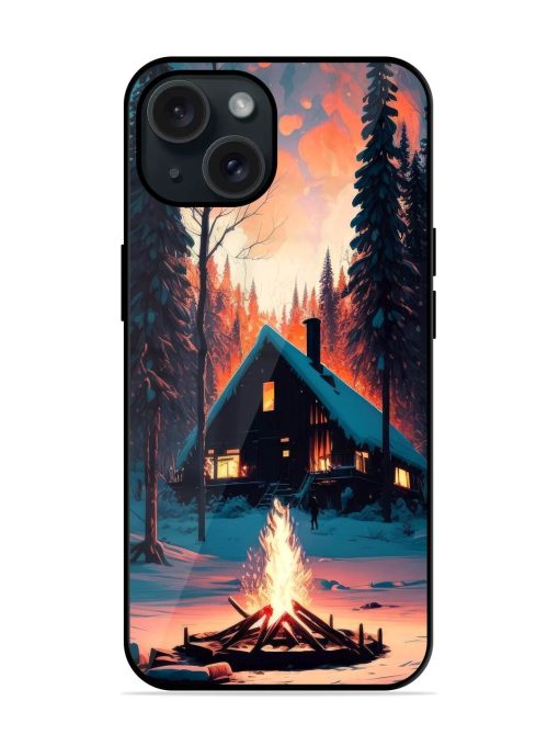 Winter Home Camp Glossy Metal TPU Case Edge Zapvi