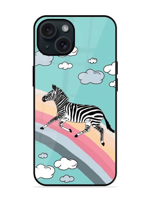 Running Zebra Glossy Metal TPU Case Edge Zapvi