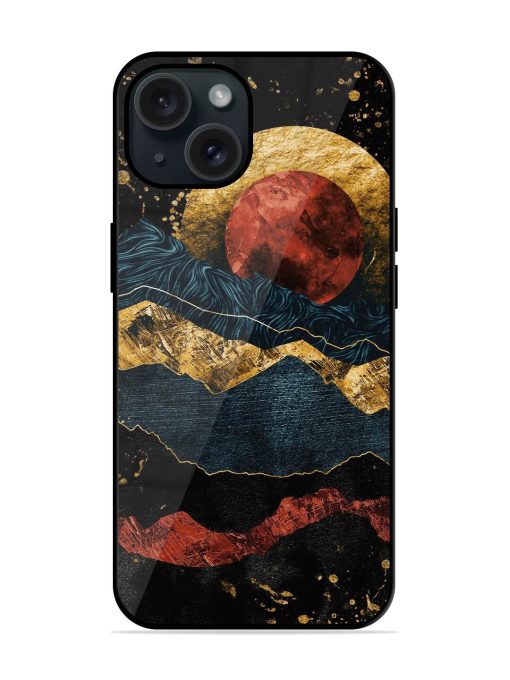 Gold Painting View Glossy Metal TPU Case Edge Zapvi