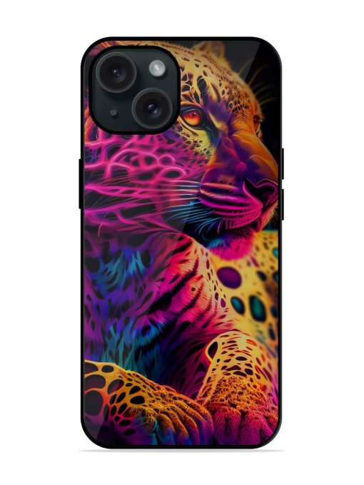 Leopard Art Glossy Metal TPU Case Edge Zapvi