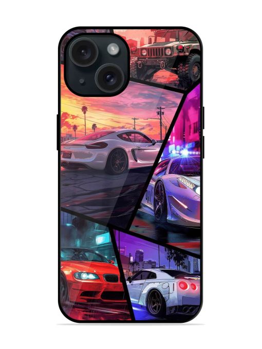 Ride In Pixels Glossy Metal TPU Case Edge Zapvi