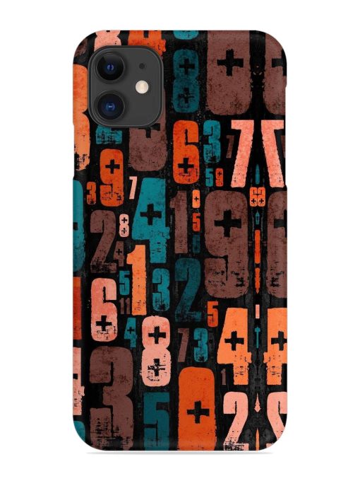 0 To 9 Art Snap Case for Apple Iphone 11 Edge Zapvi