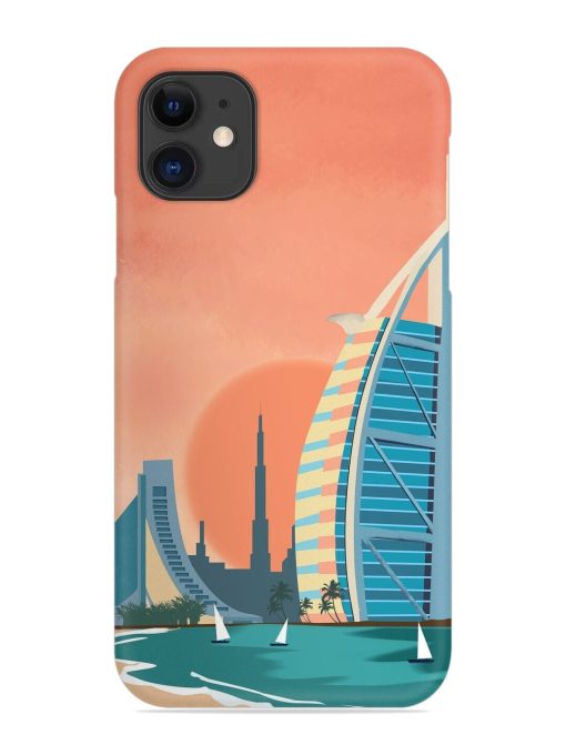 Dubai Architectural Scenery Snap Case for Apple Iphone 11 Edge Zapvi