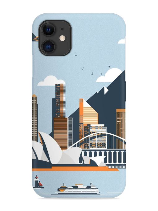 Sydney Opera Landscape Snap Case for Apple Iphone 11 Edge Zapvi