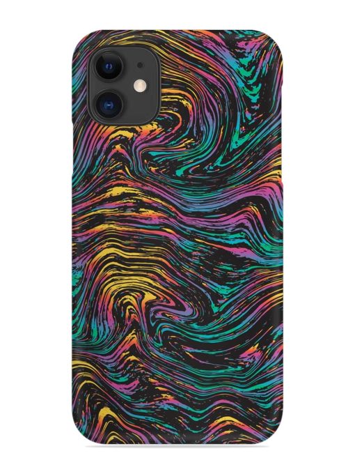 Abstract Liquid Colors Snap Case for Apple Iphone 11 Edge Zapvi