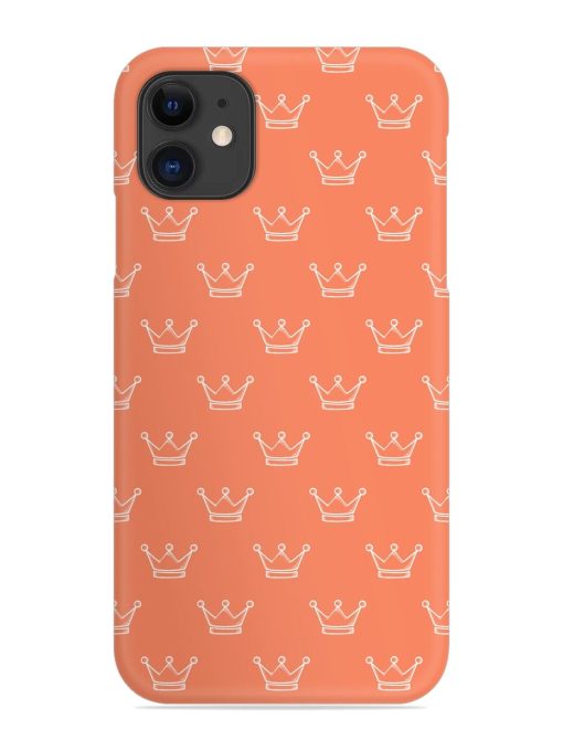 Hand Drawn Crown Snap Case for Apple Iphone 11 Edge Zapvi