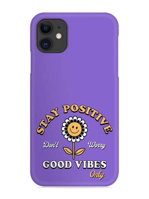 Retro Positive Flower Snap Case for Apple Iphone 11 Edge Zapvi