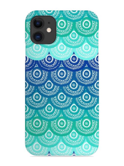 Ethnic Seamless Pattern Snap Case for Apple Iphone 11 Edge Zapvi