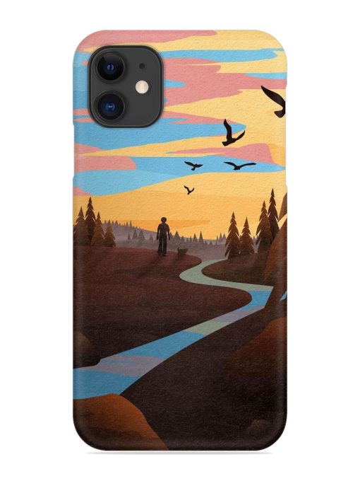 Natural Landscape Art Snap Case for Apple Iphone 11 Edge Zapvi