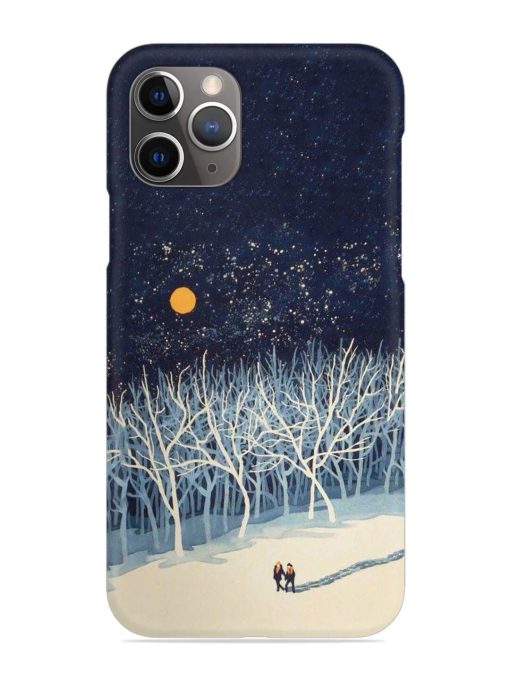 Full Moon Snowshoe Tour Snap Case for Apple Iphone 11 Pro Edge Zapvi