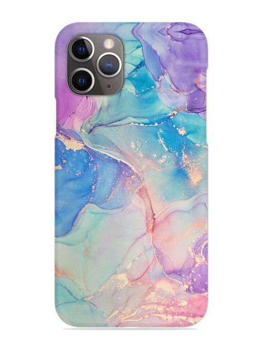 Alcohol Ink Colors Snap Case for Apple Iphone 11 Pro Edge Zapvi