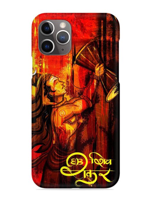 Illustration Lord Shiva Snap Case for Apple Iphone 11 Pro Edge Zapvi