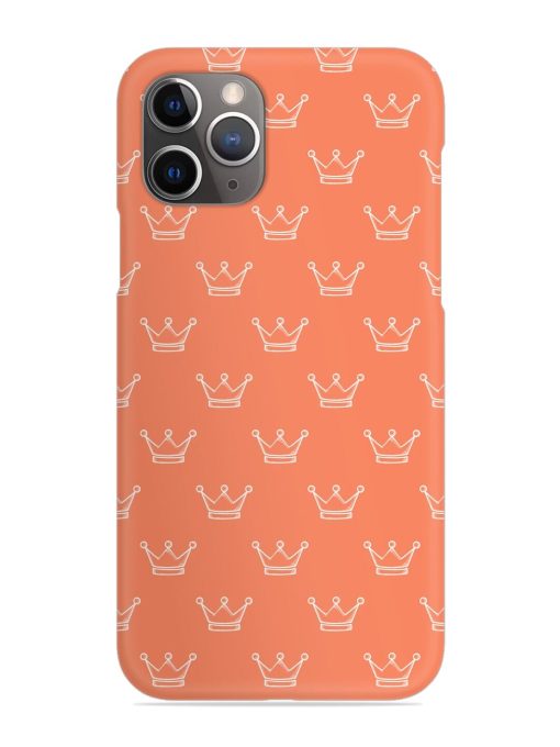 Hand Drawn Crown Snap Case for Apple Iphone 11 Pro Edge Zapvi