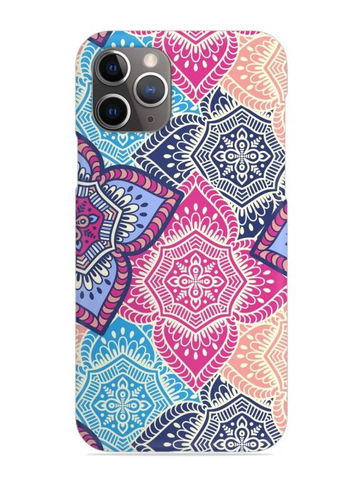 Ethnic Floral Seamless Snap Case for Apple Iphone 11 Pro Edge Zapvi