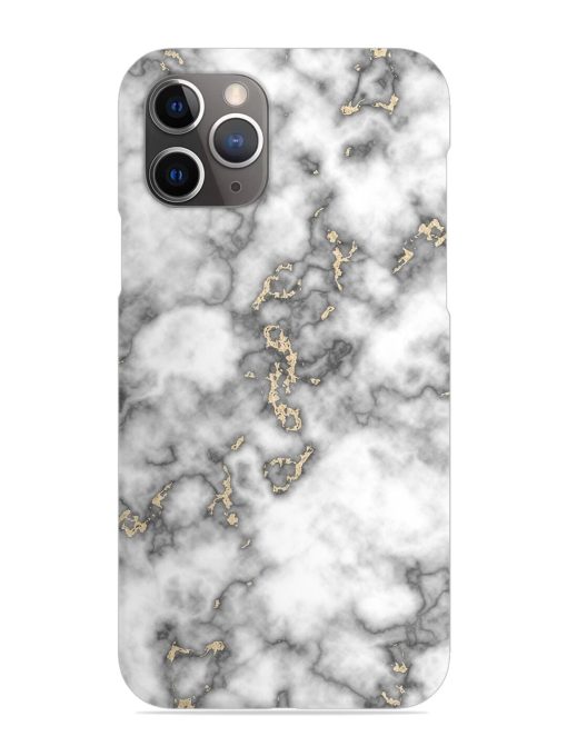 Gray And Gold Marble Snap Case for Apple Iphone 11 Pro Max Edge Zapvi