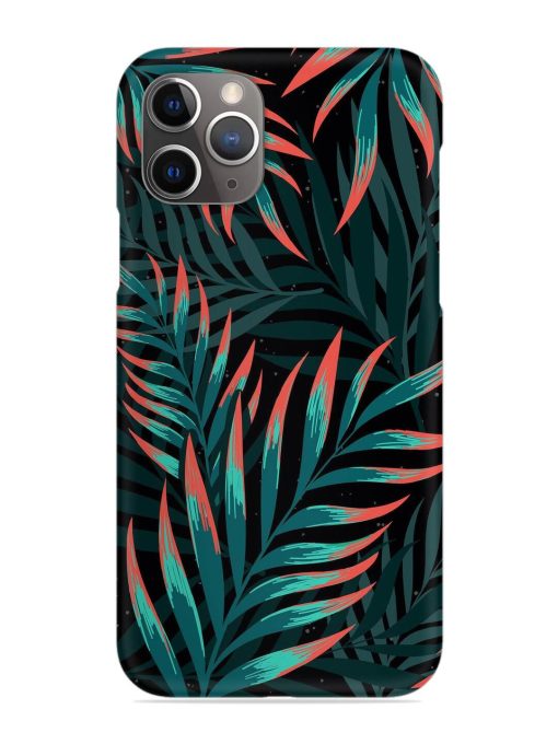 Green Leaf Art Snap Case for Apple Iphone 11 Pro Max Edge Zapvi