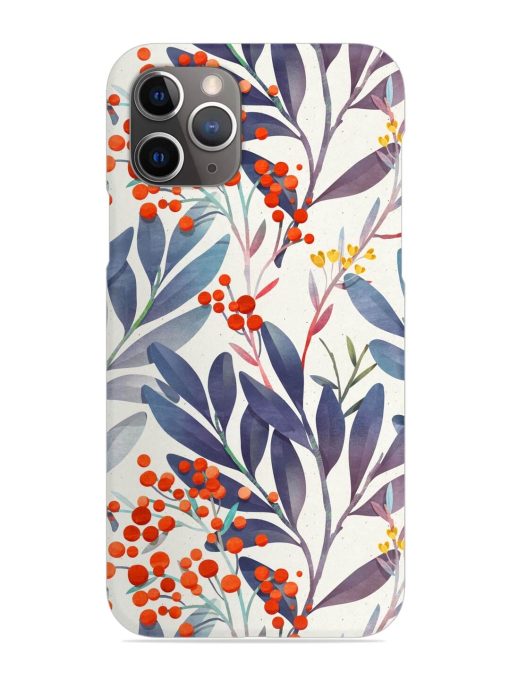 Seamless Floral Pattern Snap Case for Apple Iphone 11 Pro Max Edge Zapvi