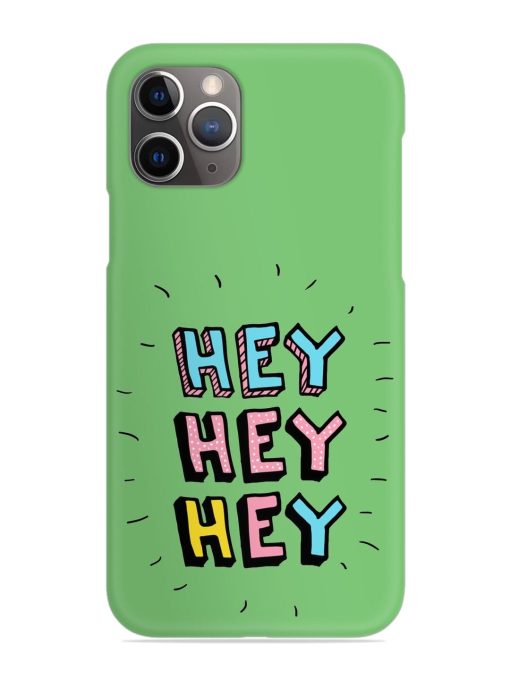 Hey Vector Cartoon Snap Case for Apple Iphone 11 Pro Max Edge Zapvi