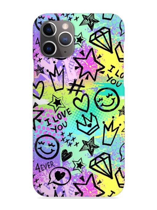 Bright Seamless Pattern Snap Case for Apple Iphone 11 Pro Max Edge Zapvi