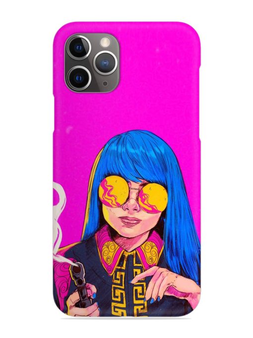 Aesthetic Anime Girl Snap Case for Apple Iphone 11 Pro Max Edge Zapvi