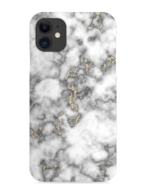 Gray And Gold Marble Snap Case for Apple Iphone 12 Edge Zapvi