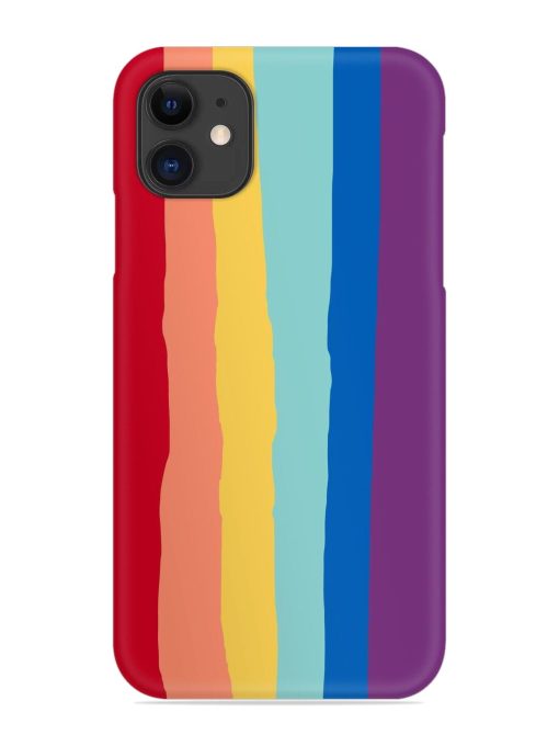 Rainbow Genuine Liquid Snap Case for Apple Iphone 12 Edge Zapvi