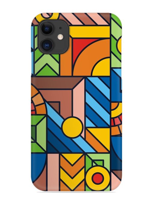 Colorful Geometric Snap Case for Apple Iphone 12 Edge Zapvi