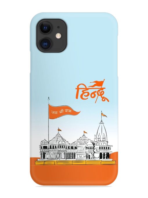 Ram Mandir Hindu Snap Case for Apple Iphone 12 Edge Zapvi