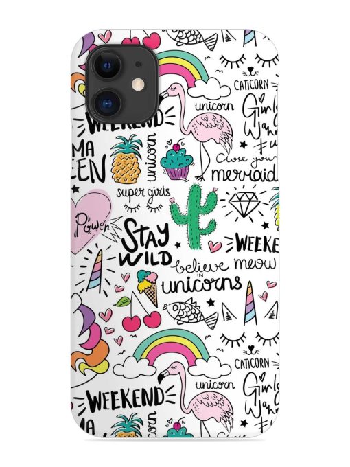 Unicorn Ice Cream Snap Case for Apple Iphone 12 Edge Zapvi